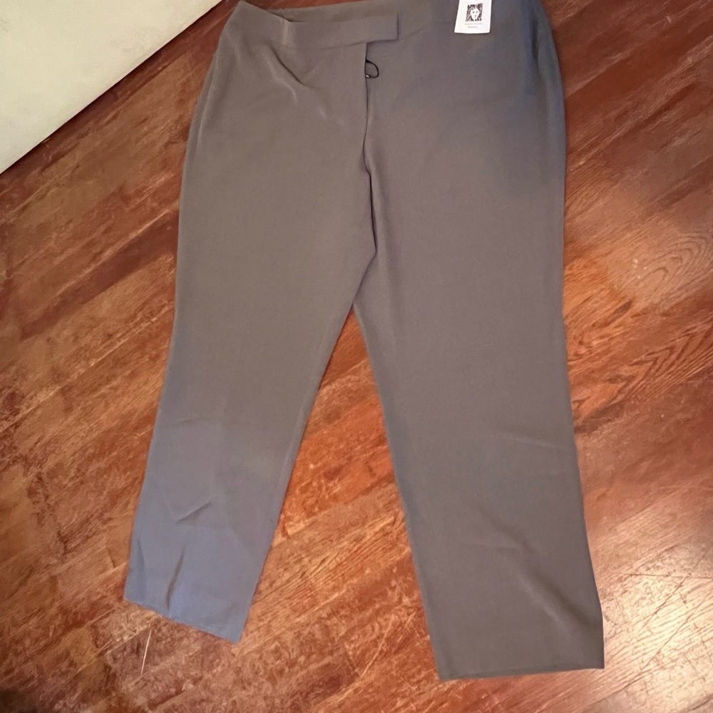 Anne Klein Grey Dress Pants NWT Women’s 24W